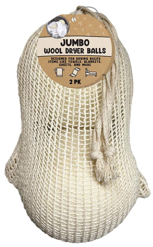 JUMBO WOOL DRYER BALLS 2PK