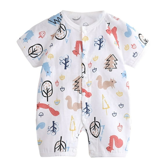 JUMESG Baby Boy Clothes Unisex Baby Funny Outfit Short Sleeve Bodysuits Romper 0 3 6 9 12 18 24 Months,Purple 9-12 Months
