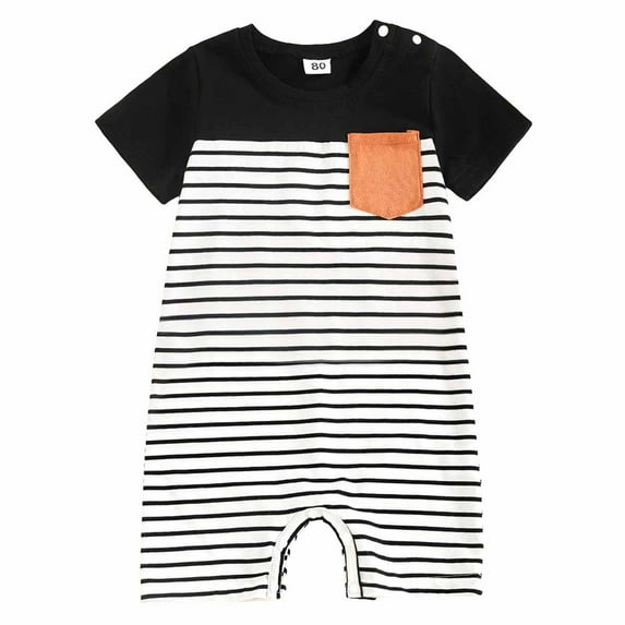 JUMESG Baby Clothes Unisex Funny Baby Boy Girl Bubble Romper Oversize Plain Crewneck T-Shirt Bodysuit 0 3 6 9 12 18 24 Months,Black 6-12 Months