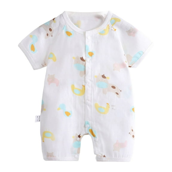 JUMESG Cute Romper for Boys Baby Boys Girls Romper Letter Printed Outfit Short Sleeve Bodysuits 0 3 6 9 12 18 24 Months,Pink 9-12 Months