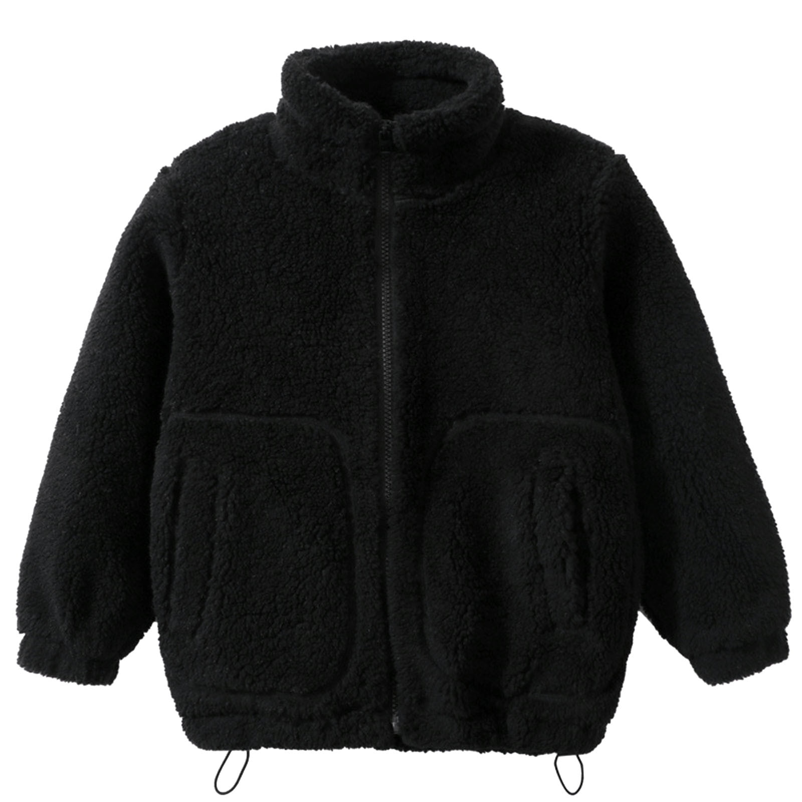 Girls Black Zip-up Jacket main image 1