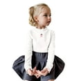 thumbnail image 1 of JUMESG Girls Long Sleeve Shirts Girls and Toddlers' Long-Sleeve T-Shirts Little Girls Shirts Toddler Girl Long Sleeve Shirt (White,2-3 Years), 1 of 4