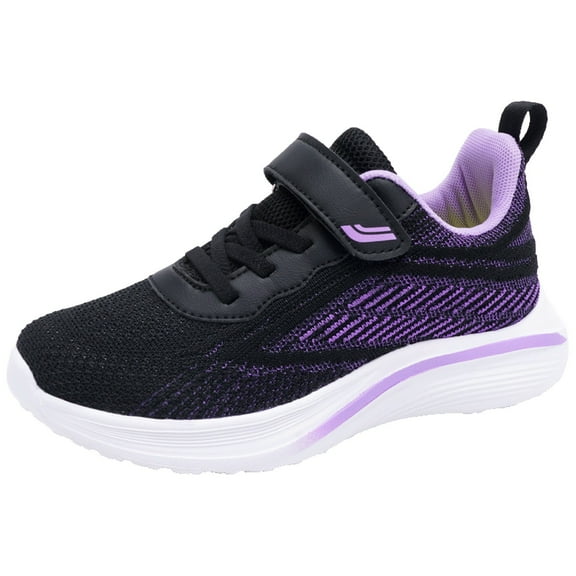 JUMESG Girls Shoes Kids Shoes, Boys Girls Sneakers Lightweight Athletic Walking/Running Tennis Shoes(Toddler/Little Kid/Big Kid),Black 7-8 Years