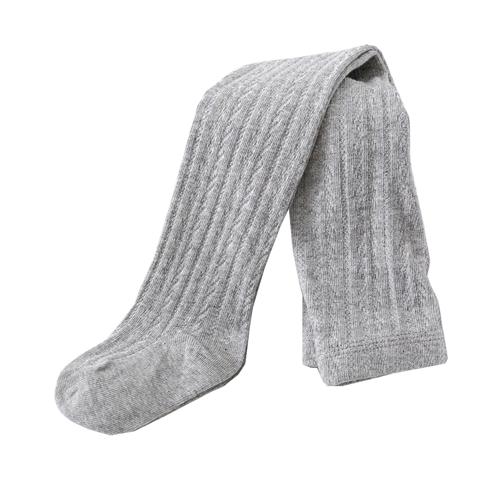 Cotton Tights Girls Grey Cable Knit Tights EPEIUS Thick Cable Knit