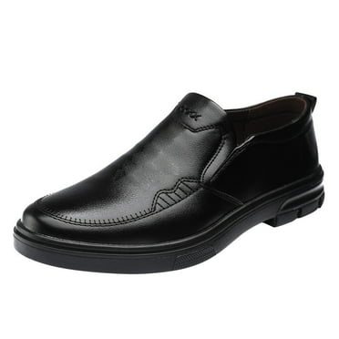 JUMESG Men's Dress Shoes Men Fashion Comfort Classic Slip On Loafers Oxford Dress Shoes,Black 8.5