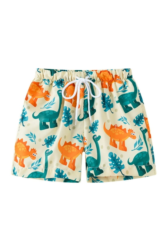 JUMESG Toddler Boys Swim Trunks Quick Dry Beachwear Sport Swim Shorts Kids Boy Swimwear Bathing Suit Board Short 2T 3T 4T 5t 6t 7t 8T (White,3-4 Years)