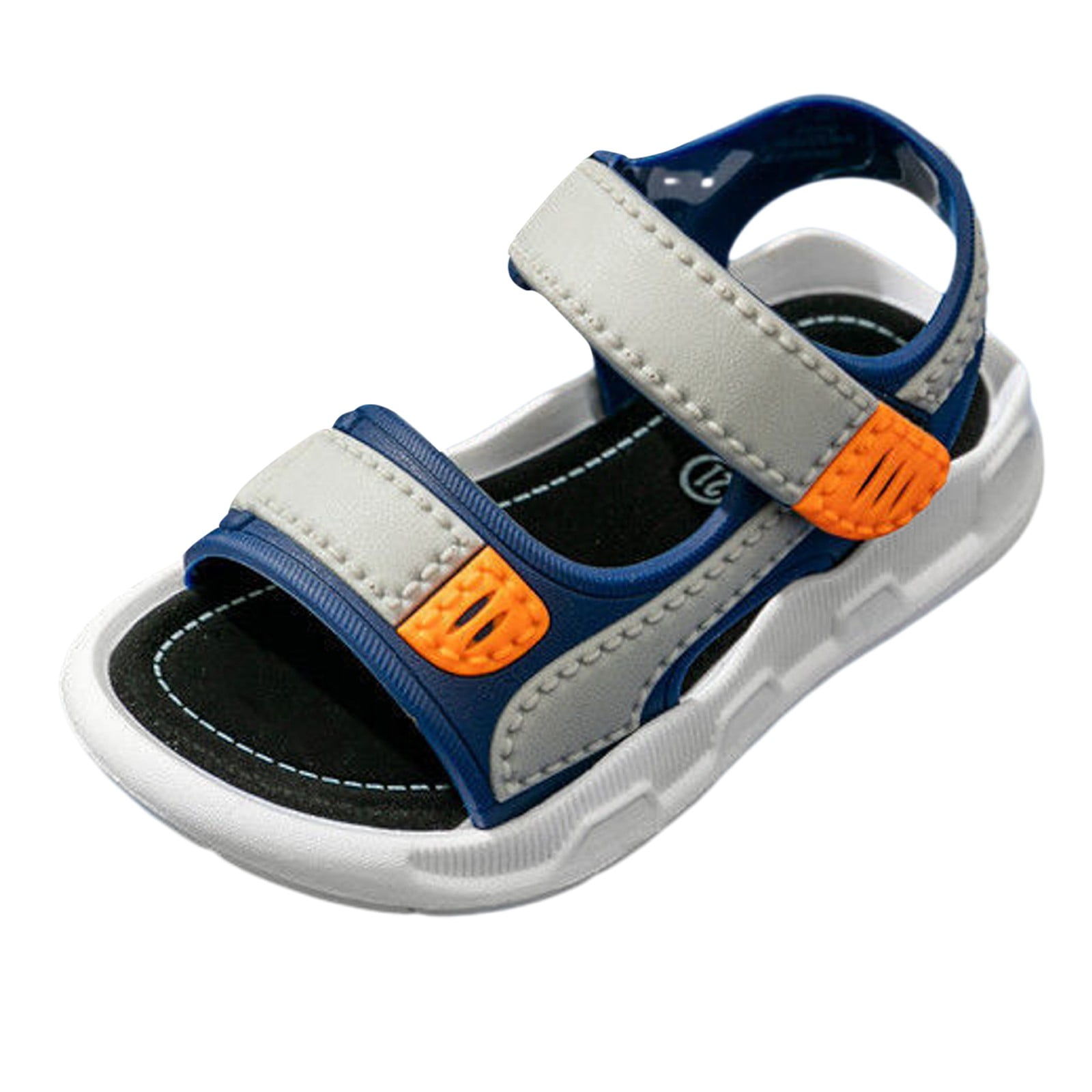 JUMESG Toddler Boys Wide Width Sandals Boys Girls Toddler Little Kid Big Kid Outdoor Summer Sandals Blue 27 Walmart