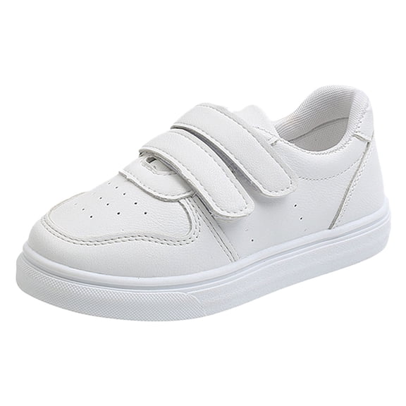 JUMESG Toddler Shoes Wide Toddler Girls Kids Sparkle Fashion Outdoor Walking Sneakers (White,26)
