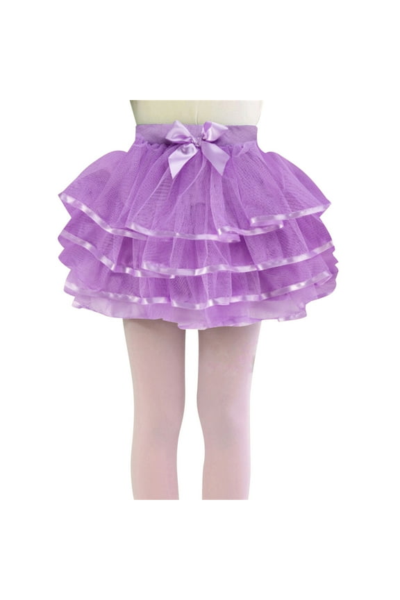JUMESG Toddler Tutu Girls Princess Tutus Dance Tutus Dress Flower Fit Kids (Purple,110)