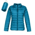 thumbnail image 1 of JUMESG Women's Winter Clothes Women's Lightweight Long-Sleeve Water-Resistant Packable Puffer Jacket (Blue,XXL), 1 of 5