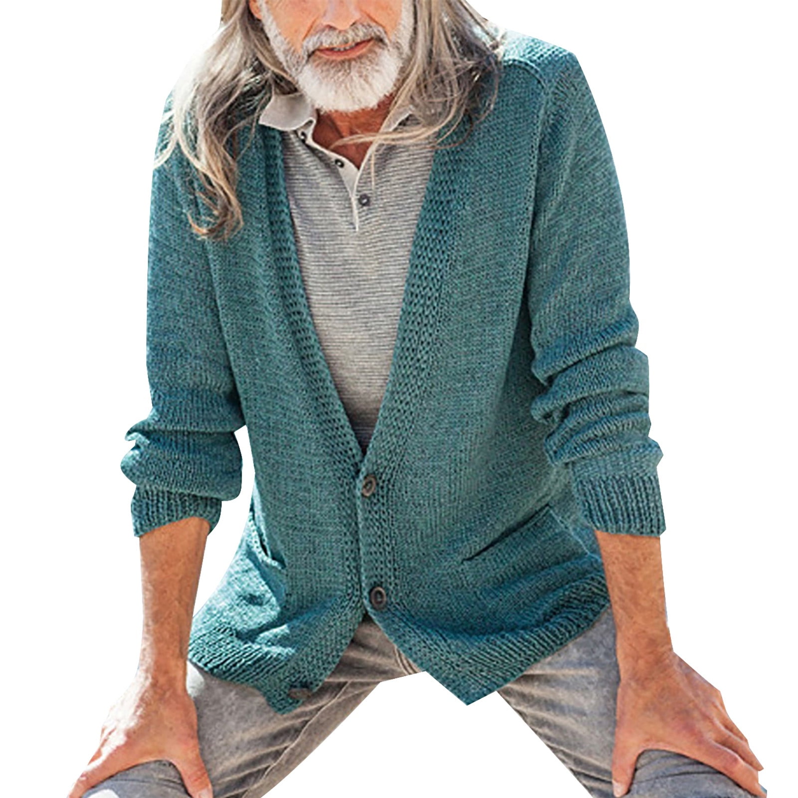 Men's Casual Cardigan To Be Comfortable and Warm