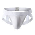 thumbnail image 1 of JUMESGU Men's Jock Strap Athletic Supporter for Men Jockstrap Male Underwear (White,M), 1 of 3