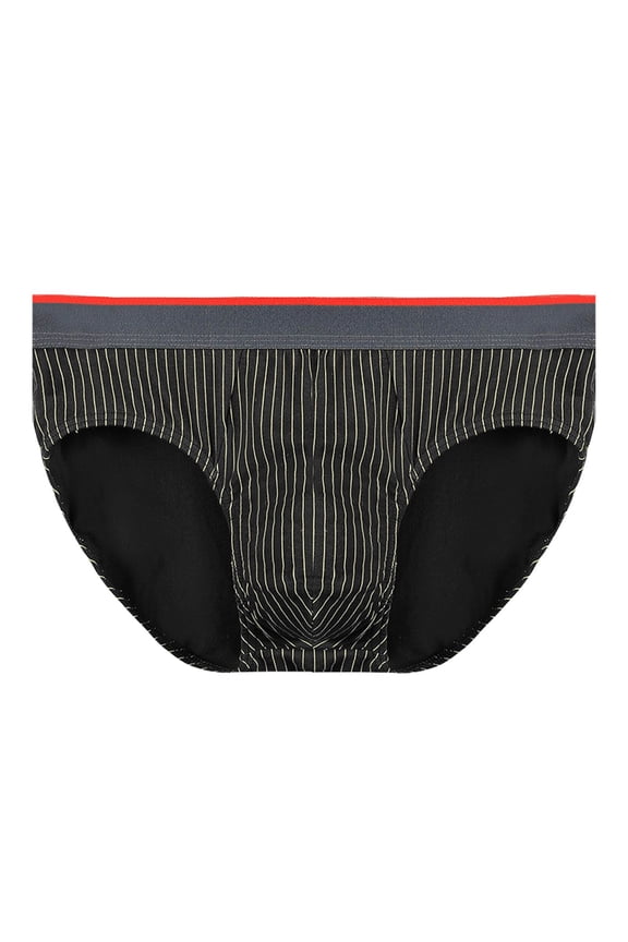 Mens Briefs Underwear Mens Classics Briefs Full Rise Underwear Briefs (Black,XXXXL)