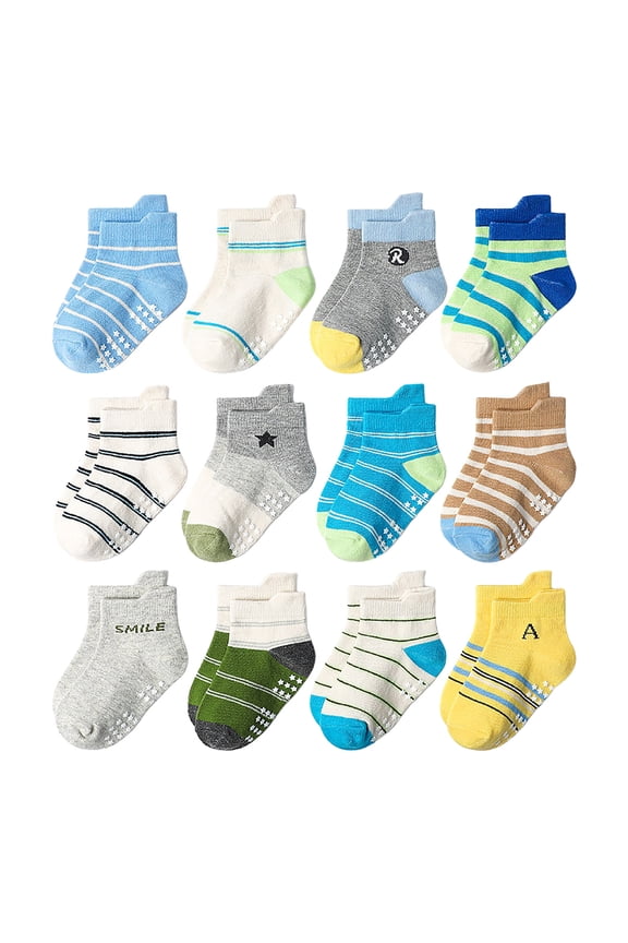 Toddler Boy Crew Socks Boys Dress Socks Kids Boys Girls Crew Dress Sock Cotton Uniform Socks for Girls C,3-5 Years