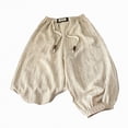 thumbnail image 1 of JUMEYU Baby Bloomers for Girls Trousers for Little Boys Kids Years Cargo Relaxed Comfortable Comfort Waist Pants 2T 3T (Beige,2-3 Years), 1 of 3