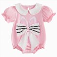 thumbnail image 1 of JUMEYU Baby Bodysuit Girl Newborn Western Baby Girls Bodysuit Clothes Country Girl Funny Cute Infant Creeper Baby Bodysuit 0 3 6 9 12 18 24 Months (Red,12-18 Months), 1 of 7