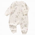 thumbnail image 1 of JUMEYU Baby Boy Fall Clothes Newborn Baby Girl Boy Outfit Cutest In the Romper Bodysuit Jumpsuit Fall Outfit 0 3 6 9 12 18 24 Months (Beige,12-18 Months), 1 of 7