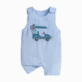thumbnail image 1 of JUMEYU Baby Clothes Unisex Funny Baby Boy Shirt Romper Summer Infant Clothes 0 3 6 9 12 18 24 Months (Light Blue,0-3 Months), 1 of 6