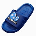 thumbnail image 1 of JUMEYU Baby Girl Slippers Non Slip Kids Slides Boys Girls Shower Slippers Slip on Slide Sandals Non-slip Summer Beach Shoes Size 10(Blue,10 Toddler), 1 of 5