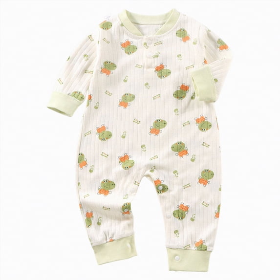 JUMEYU Baby Jumpsuit Newborn Baby Boys Gentleman Knit Romper Long Sleeve Jumpsuit with Hat Infant Cute Fall Winter Clothes 0 3 6 9 12 18 24 Months (Light Green,6-9 Months)