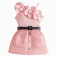 thumbnail image 1 of JUMEYU Baby Outfit Girl 2Pcs Toddler Baby Girl Skirt Set T-Shirt Top Elastic Waist A-Line Skirt Outfits 2T 3T (Pink,2-3 Years), 1 of 9