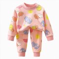 thumbnail image 1 of JUMEYU Baby Pajamas Toddler Boys Pjs 2 Piece Snug Fit Kid Pajamas Sets Long Sleeve Sleepwear Breathable 9 12 Months (Light Pink,9-12 Months), 1 of 7