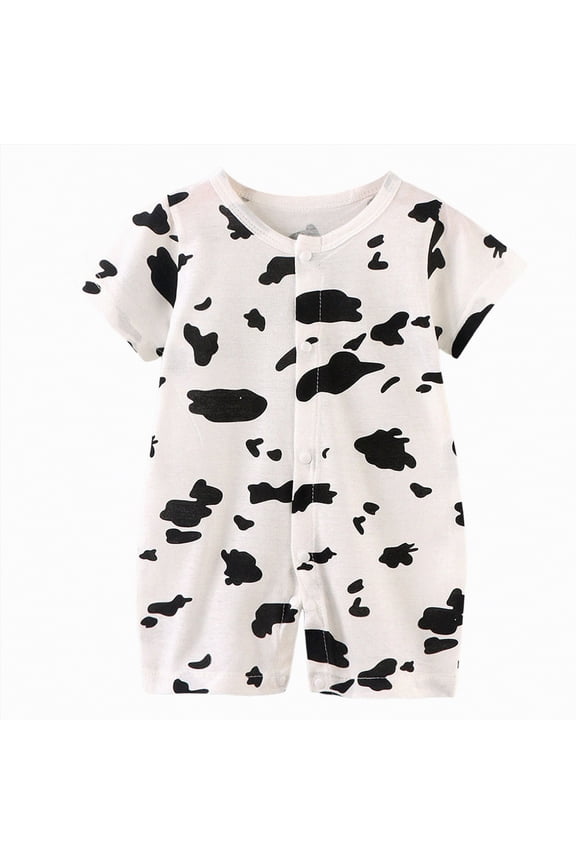 Baby Rompers Boy Newborn Baby Boy Girl Outfit Newborn Romper Cute Infant Jumpsuit Summer Summer Clothes 0 3 6 9 12 18 24 Months (Black,0-6 Months)