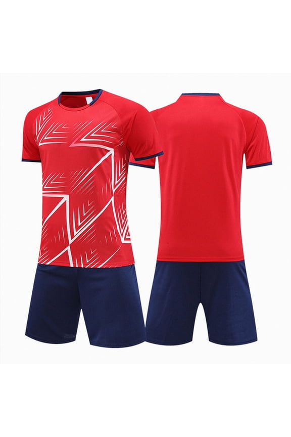 JUMEYU Boys Activewear Girls 2-Piece Short Sleeve Graphic Tee and Shorts Set Outdoor Collection Size 7-8 (J,7-8 Years)