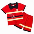 thumbnail image 1 of JUMEYU Boys Pajamas Shorts Little Boys Pajamas - Soft Snug-fit PJs Short Sleeves Sleepwear Set Toddler Jammies 4T 5T (Red,4-5 Years), 1 of 8