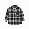 thumbnail image 1 of JUMEYU Boys Shirts Long Sleeve Toddler Boys Plaid Shirt Jacket Kids Long Sleeve Button down Warm Shirt Coat Top Children Fall Winter Clothes 6T 7T (White,6-7 Years), 1 of 1