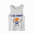thumbnail image 1 of JUMEYU Boys Undershirts Tank Kids Tank Tops Shirt for Boys Girls Sleeveless Undershirt Size 8-9 (Orange,8-9 Years), 1 of 3