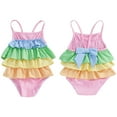thumbnail image 1 of JUMEYU Cute Swimsuits for Kid Girlss Toddler Infant Girl One Piece Bathing Suits Sleeveless Swimwear Doughnut Beach Wear 12 18 Months (Hot Pink,12-18 Months), 1 of 7
