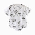 thumbnail image 1 of JUMEYU Girl Bodysuit Newborn Baby Short Sleeve Bodysuit Baby Clothes 0 3 6 9 12 18 24 Months (Black,9-12 Months), 1 of 4