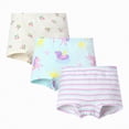 thumbnail image 1 of JUMEYU Girls Boxer Briefs Underwear Colorful Girls Underwear, Toddler Briefs, Girls Underwear 3 Packs Size 6-7 (Light Purple,6-7 Years), 1 of 3