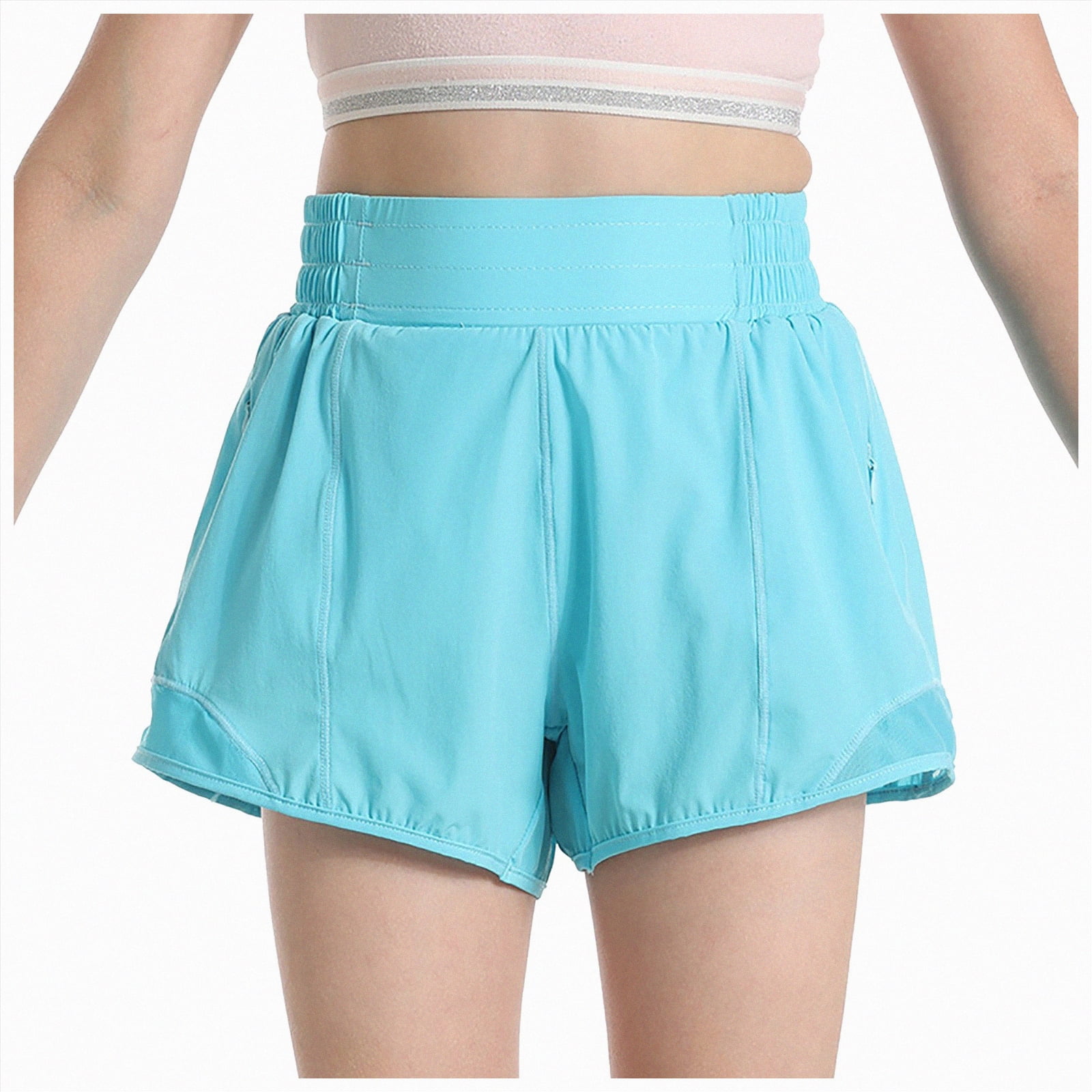 JUMEYU Girls Shorts Pajama Girls Athletic Shorts Kids Soccer Basketball ...