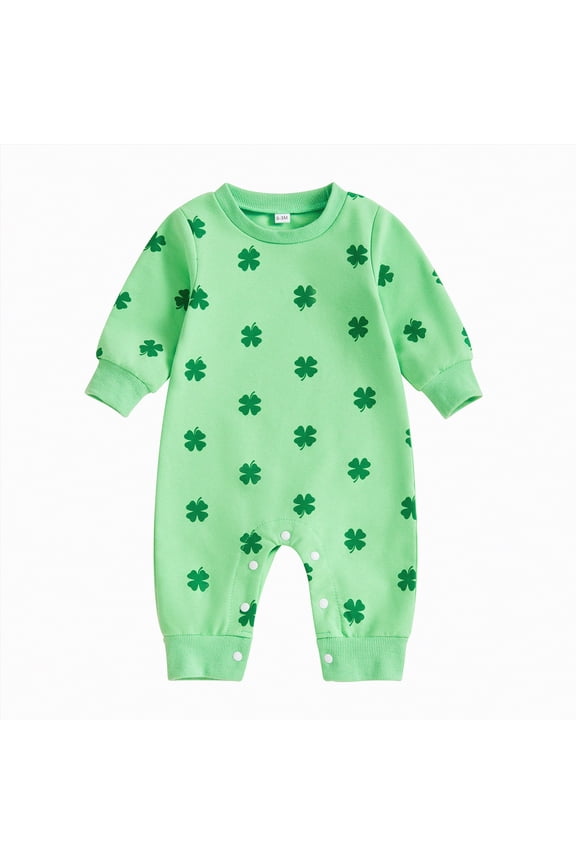 Infant Boy Clothes Newborn Baby Boy Girl Romper Clothes Infant Ribbed Romper Bodysuit Jumpsuit Outfits 0 3 6 9 12 18 24 Months (Light Green,0-3 Months)