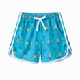 thumbnail image 1 of JUMEYU Kids Basketball Shorts Boys Boys Friendly Stretch Short Everyday Shorts Elastic Waist Shorts Size 7-8 (Sky Blue,7-8 Years), 1 of 4