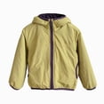 thumbnail image 1 of JUMEYU Kids Coat Fleece-Lined Hooded Windbreaker Jacket for Boys Lightweight Zip-Up Coat (Yellow,6-7 Years), 1 of 9