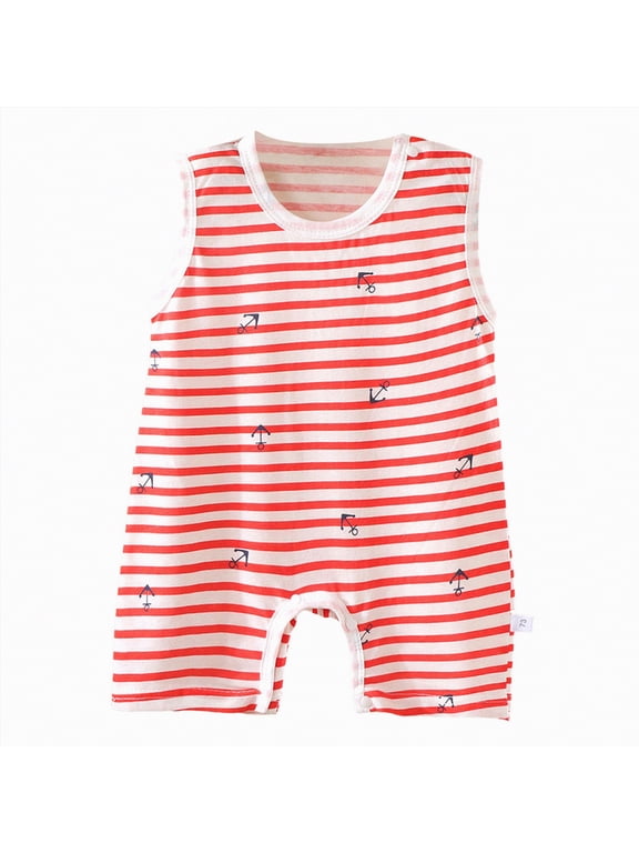 Newborn Romper Baby Boy Short Sleeve Baby Boy Girl Short Sleeve Rompers Infant Comfy Summer Jumpsuit 0 3 6 9 12 18 24 Months (Hot Pink,18-24 Months)