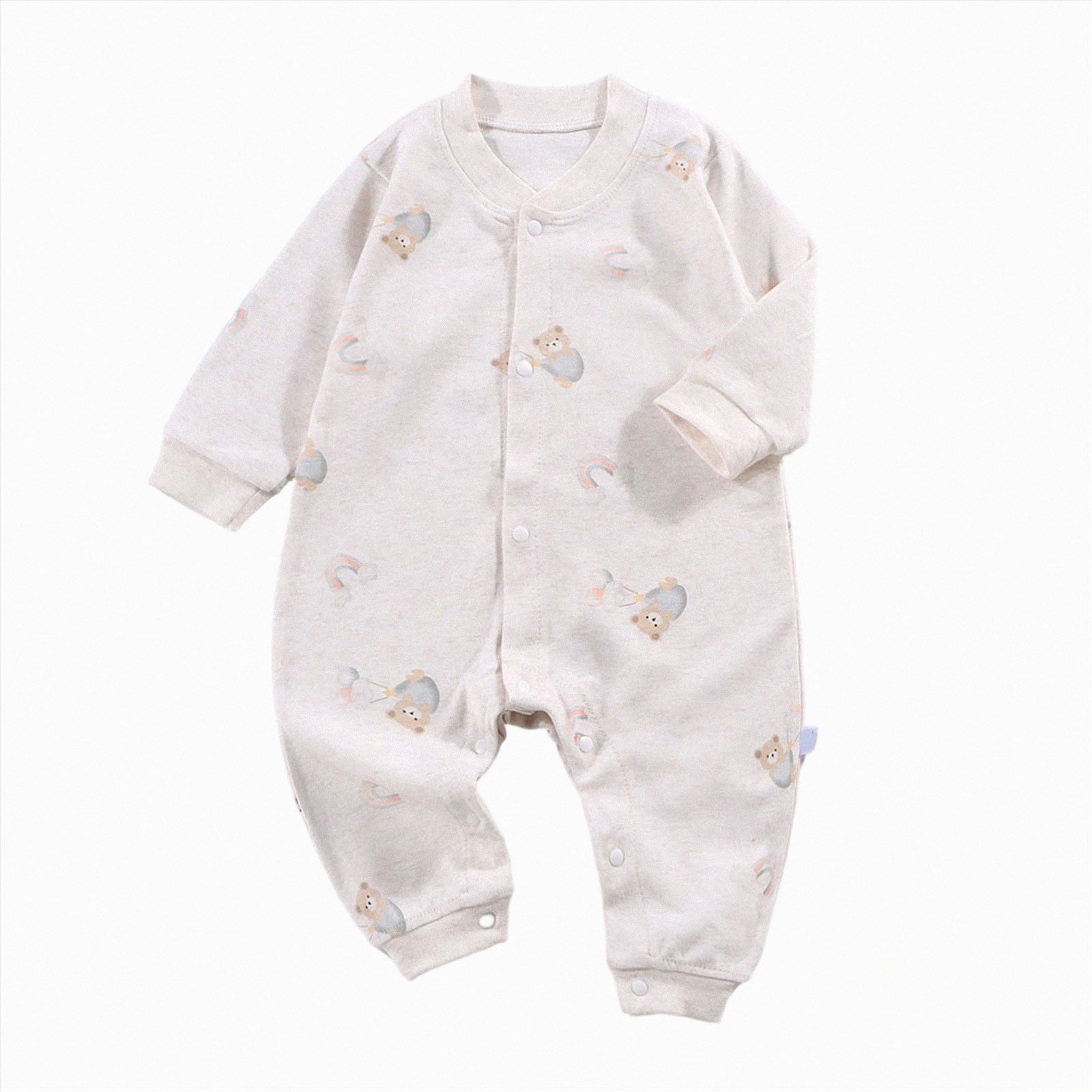 JUMEYU Newborn Romper Boys Animal Print, Snap Closure, Deer Theme ...