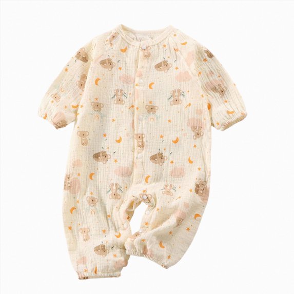 JUMEYU Newborn Rompers Baby Girl Baby Girl Romper Cutest Romper Long Sleeve Romper Jumpsuit Newborn Girl Rompers Clothes 0 3 6 9 12 18 24 Months (Purple,2-3 Years)