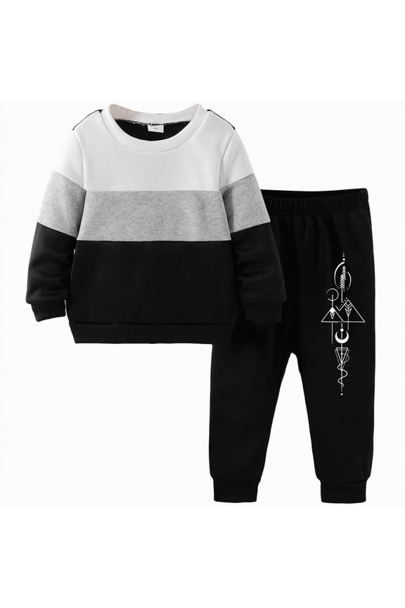 Outfit for Boys Kid Little Boy Clothes T-Shirt and Jeans 2-Piece Set Kids Boys Outfits 5T 6T (Dark Gray,5-6 Years)