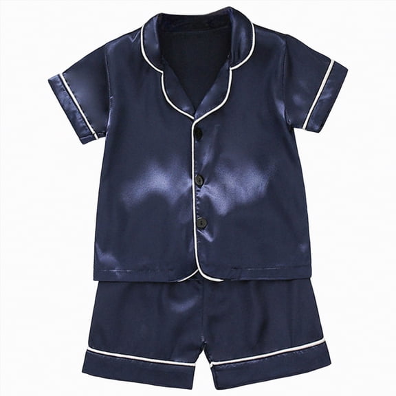 JUMEYU Pajamas for Boys Trendy Pajamas Sets for Baby Boys & Girls Baby Pajamas Pjs 12 18 Months (Dark Blue,12-18 Months)