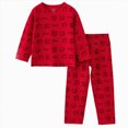 thumbnail image 1 of JUMEYU Pajamas for Girls Toddler Kids Junior Girls Boys Pajamas Sleepwear Pjs Size 10-11 (Red,10-11 Years), 1 of 4