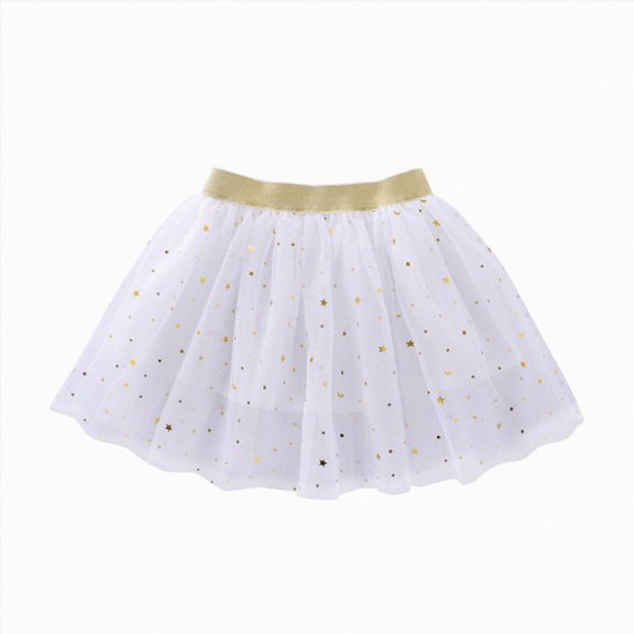 JUMEYU Pink Tutu Skirt Girls Girl Tutu Skirt, Tulle Princess Ballet Dress Baby Skirt Dress Up Princess Dance Party 12 24 Months (White,12-24 Months)