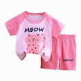 thumbnail image 1 of JUMEYU Pjs for Boys Baby Toddler Pajama Set Soft Cotton Snug-Fit Sleepwear 5T 6T (Pink,5-6 Years), 1 of 4