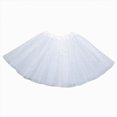 thumbnail image 1 of JUMEYU Pretty Skirts for Girls Toddlers Layered Tulle Tutu Skirt with Headband for Baby Girls 2-5T (White,2-5 Years), 1 of 3