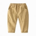 thumbnail image 1 of JUMEYU School Uniform Pants for Boys Toddler to Little Boys Golf Pants, Quick Dry Stretch Performance Dress Pants | School Uniform Flat Front Slacks 2T 3T (Khaki,2-3 Years), 1 of 3