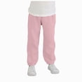 thumbnail image 1 of JUMEYU Summer Linen Pants for Boys School Uniform Pants Elastic Waist Drawstring Straight Leg Casual Beach Trousers Pockets 12M-8T (Pink,5T 6T), 1 of 6