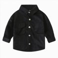 thumbnail image 1 of JUMEYU Toddler Flannel Toddler Flannel Plaid Shirt Jacket Button Down T-Shirt Long Sleeve Shirts Tops Baby Boys Jacket Fall 18 24 Months (Black,18-24 Months), 1 of 9